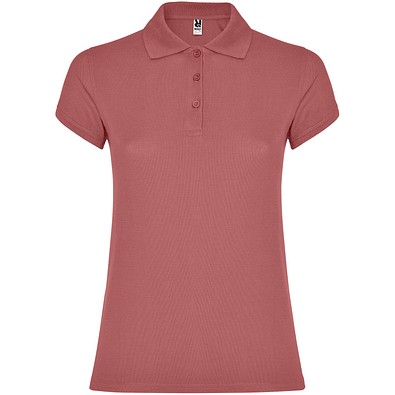 Star Poloshirt für Damen, Chrysanthemum Red, 3XL