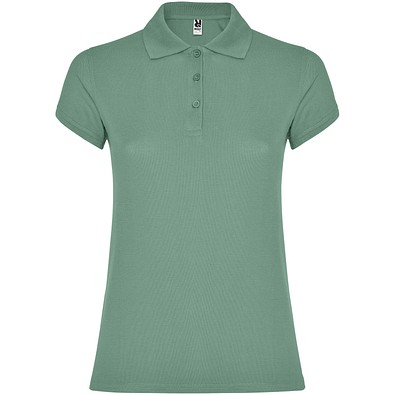 Star Poloshirt für Damen, Dark Mint, M