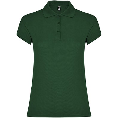 Star Poloshirt für Damen, dunkelgrün, 2XL