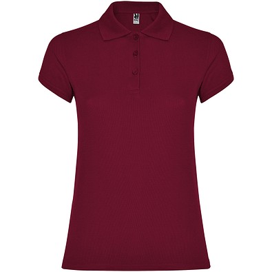 Star Poloshirt für Damen, Garnet, S