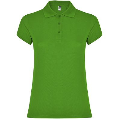 Star Poloshirt für Damen, Grass Green, M