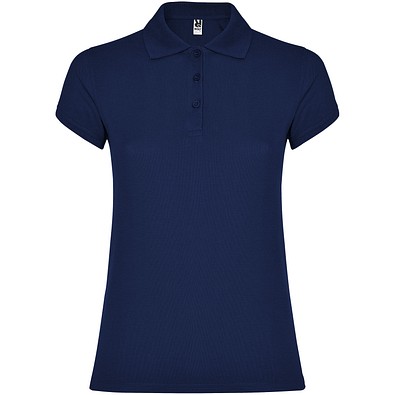 Star Poloshirt für Damen, Navy Blue, 3XL