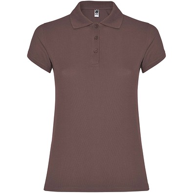 Star Poloshirt für Damen, Pale Red, M