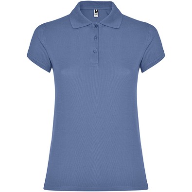 Star Poloshirt für Damen, Riviera Blue, 3XL