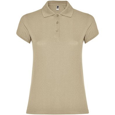 Star Poloshirt für Damen, sand meliert, 3XL
