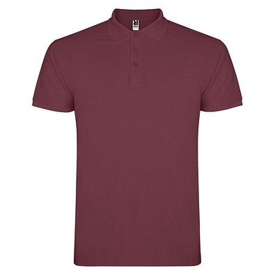 Star Poloshirt für Herren, Berry Red, 3XL