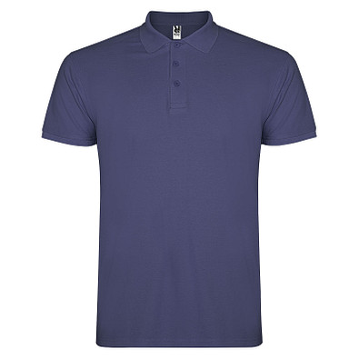 Star Poloshirt für Herren, Blue Denim, 3XL
