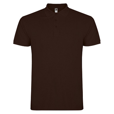 Star Poloshirt für Herren, Chocolat, 2XL