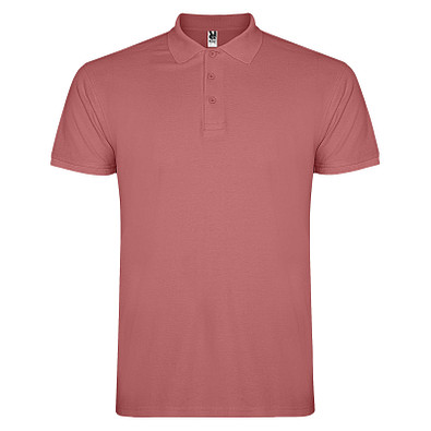 Star Poloshirt für Herren, Chrysanthemum Red, 2XL