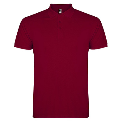 Star Poloshirt für Herren, Garnet, 3XL