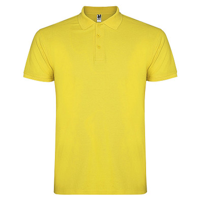 Star Poloshirt für Herren, gelb, M