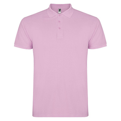 Star Poloshirt für Herren, hellrosa, 3XL