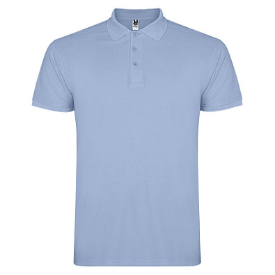 Star Poloshirt für Herren, himmelblau, 2XL