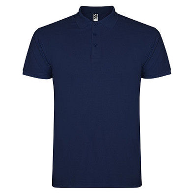 Star Poloshirt für Herren, Navy Blue, 2XL