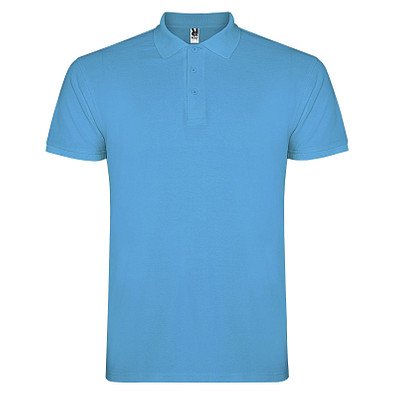 Star Poloshirt für Herren, türkis, XL