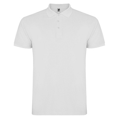 Star Poloshirt für Herren, weiss, 2XL