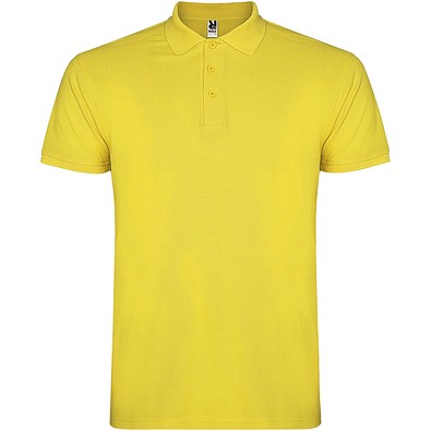 Star Poloshirt für Kinder, gelb, 11/12
