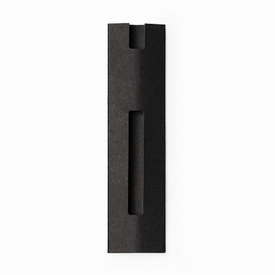 Kugelschreiber Papp-Stecketui, schwarz