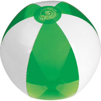 Strandball bicolour, phthalatfrei, grün