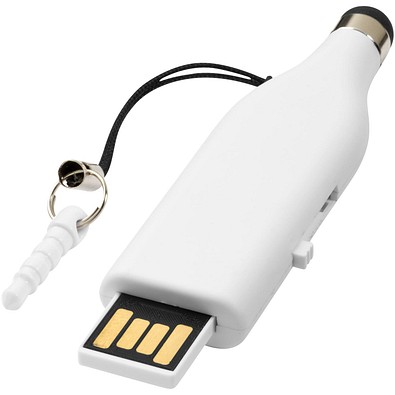 Stylus USB-Stick, weiss, 2GB