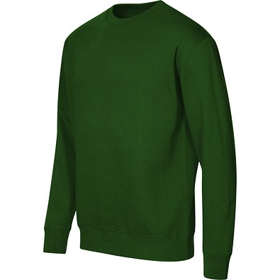 Sweatshirt unisex Crew, S, flaschengrün
