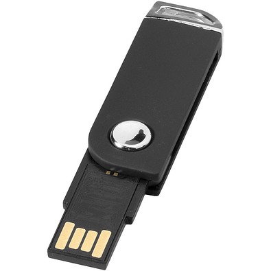 Swivel Rectangular USB-Stick, schwarz, 32GB