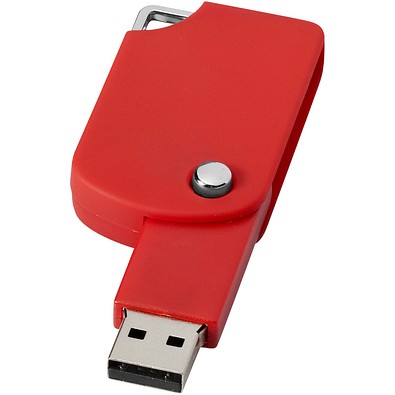 Swivel Square USB-Stick, rot, 16GB