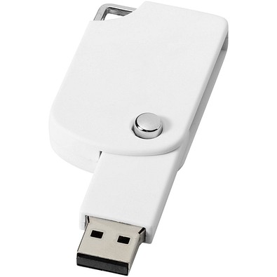 Swivel Square USB-Stick, weiss, 16GB