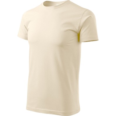 T-Shirt Herren Basic, 2XL, mandel
