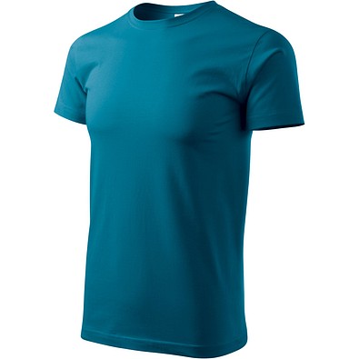 T-Shirt Herren Basic, 2XL, petrolblau