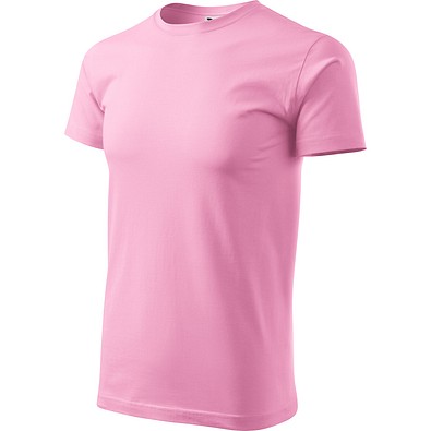 T-Shirt Herren Basic, 2XL, rosa