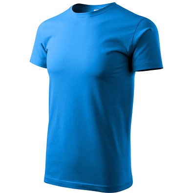 T-Shirt Herren Basic, 2XL, snorkel blau