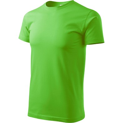 T-Shirt Herren Basic, 4XL, apfelgrün