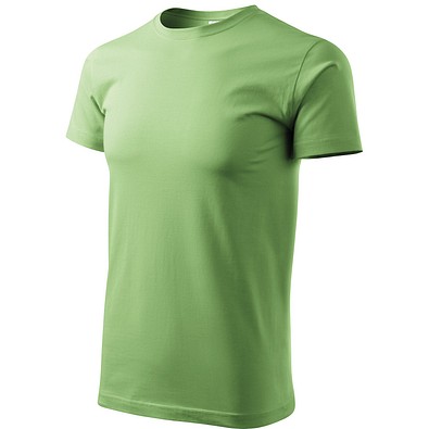T-Shirt Herren Basic, 4XL, erbsengrün