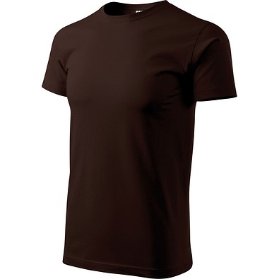T-Shirt Herren Basic, 4XL, kaffee