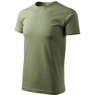 T-Shirt Herren Basic, 4XL, khaki