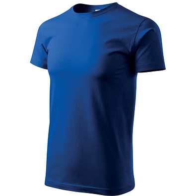 T-Shirt Herren Basic, 4XL, königsblau