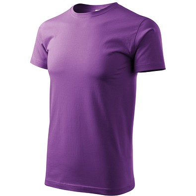T-Shirt Herren Basic, 4XL, lila