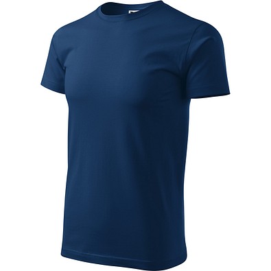 T-Shirt Herren Basic, 4XL, mitternachtsblau