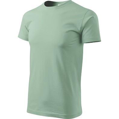 T-Shirt Herren Basic, 4XL, sage