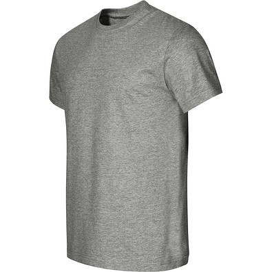 T-Shirt Herren Edge, S, dunkelgrau melliert