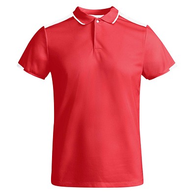 Tamil Sport Poloshirt für Herren, rot, M