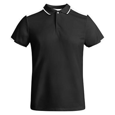 Tamil Sport Poloshirt für Herren, schwarz, M