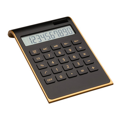 reeves® Taschenrechner Valinda, schwarz/gold