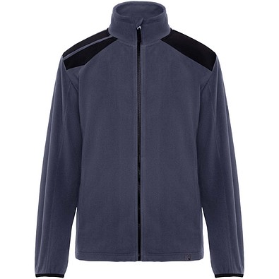 Terrano Mikrofleecejacke, unisex, blei/schwarz, L