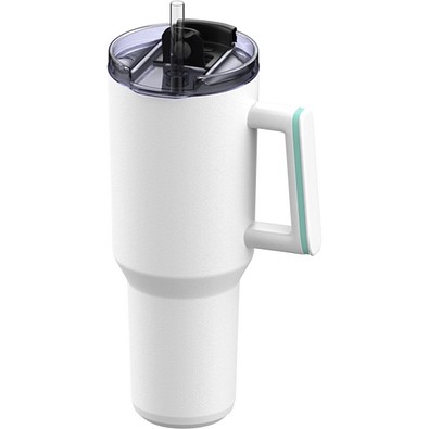 Thermobecher RETUMBLER-myKINGS CANYON 1200, weiß, Ring mint