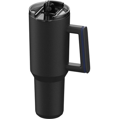 Thermobecher RETUMBLER-myKINGS CANYON 900, schwarz, Ring dunkelblau