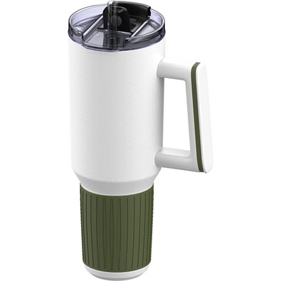 Thermobecher RETUMBLER-myKINGS CANYON 900, weiß/dunkelgrün