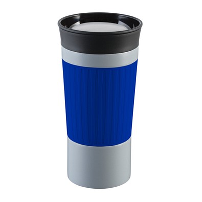 Thermobecher RETUMBLER-myKINGSTON, grau, blau