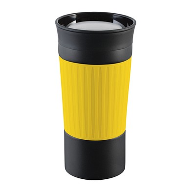 Thermobecher RETUMBLER-myKINGSTON, schwarz, gelb